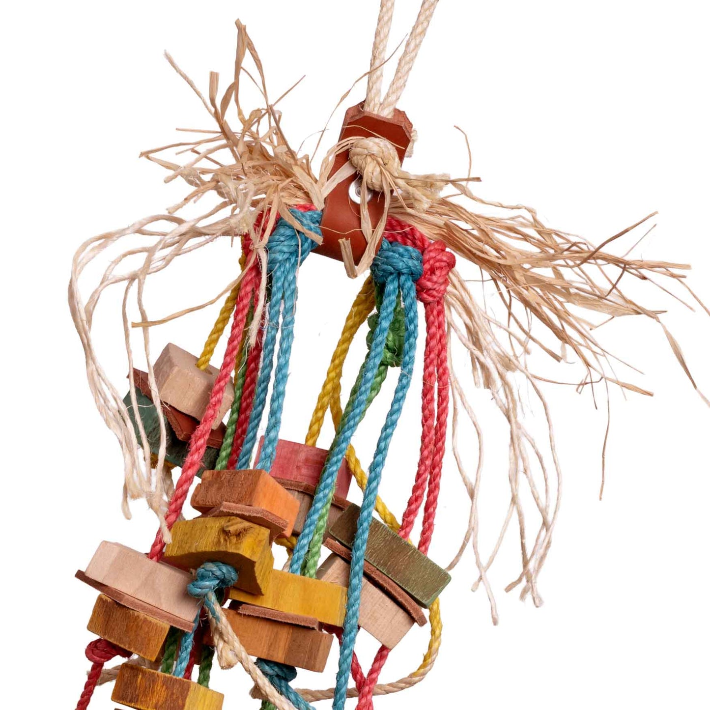 Wirbel mit Sisal – für Sittiche & kleine Papageien