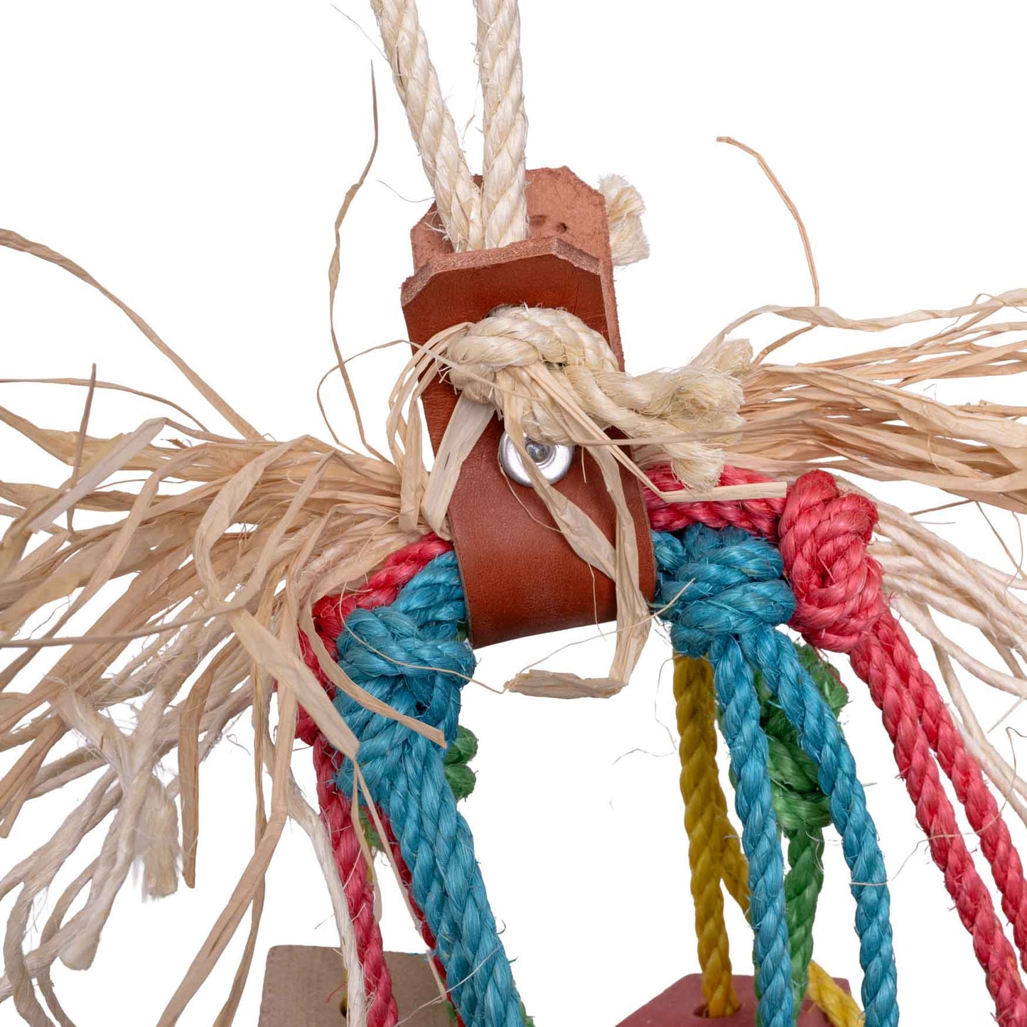 Wirbel mit Sisal – für Sittiche & kleine Papageien