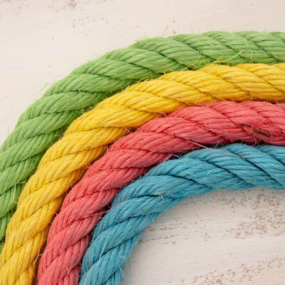 Bunte Sisal-Schaukel für Wellensittiche