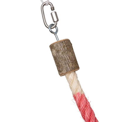 Bunte Sisal-Schaukel für Wellensittiche