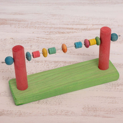 Abakus Rechenschieber – Spielzeug für Sittiche und kleine Papageien
