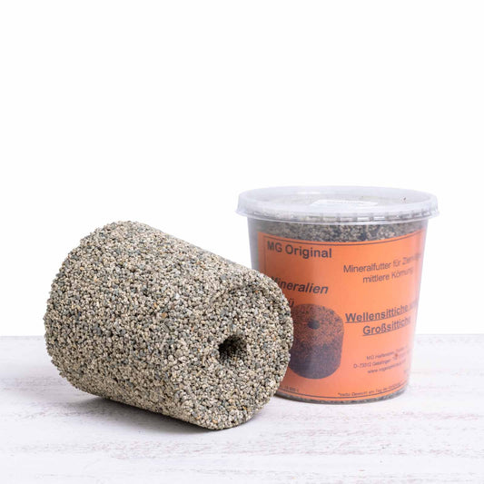 MG Mineralien Menü – Mineralstein mittlere Körnung für Sittiche
