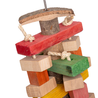 Würfelturm – Papageienspielzeug