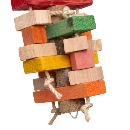 Würfelturm – Papageienspielzeug