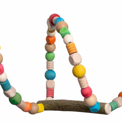 Sittich-Schaukel "Welle" – Sittichspielzeug *NEU*
