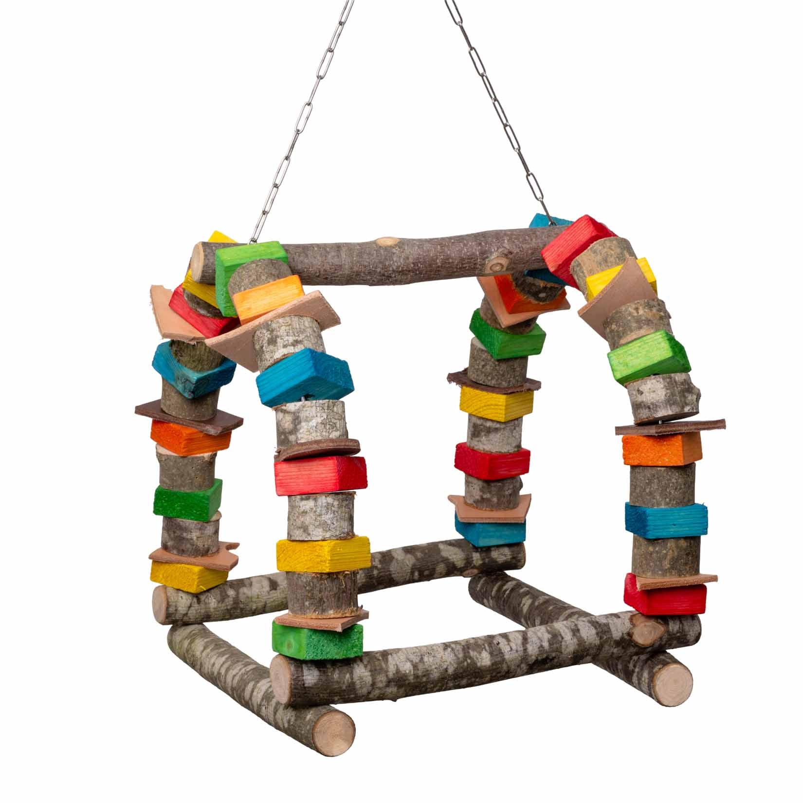 Tunnel-Schaukel – Papageienspielzeug