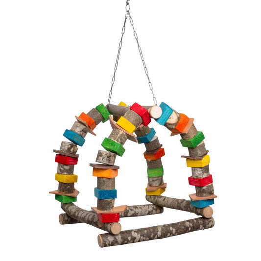 Tunnel-Schaukel – Papageienspielzeug