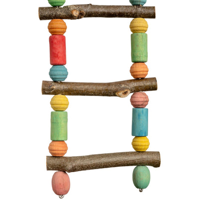 Bunte Mini-Wellensittich-Leiter (biegsam) – Sittichspielzeug