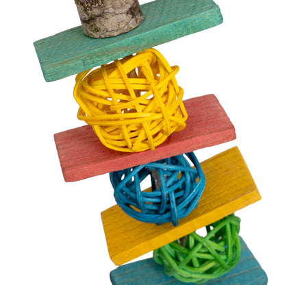 Mini-Kugel-Strick – Wellensittichspielzeug