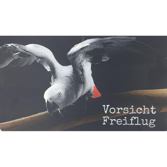 FO3-VF  -  Kunststoffschild 'Vorsicht Freiflug'