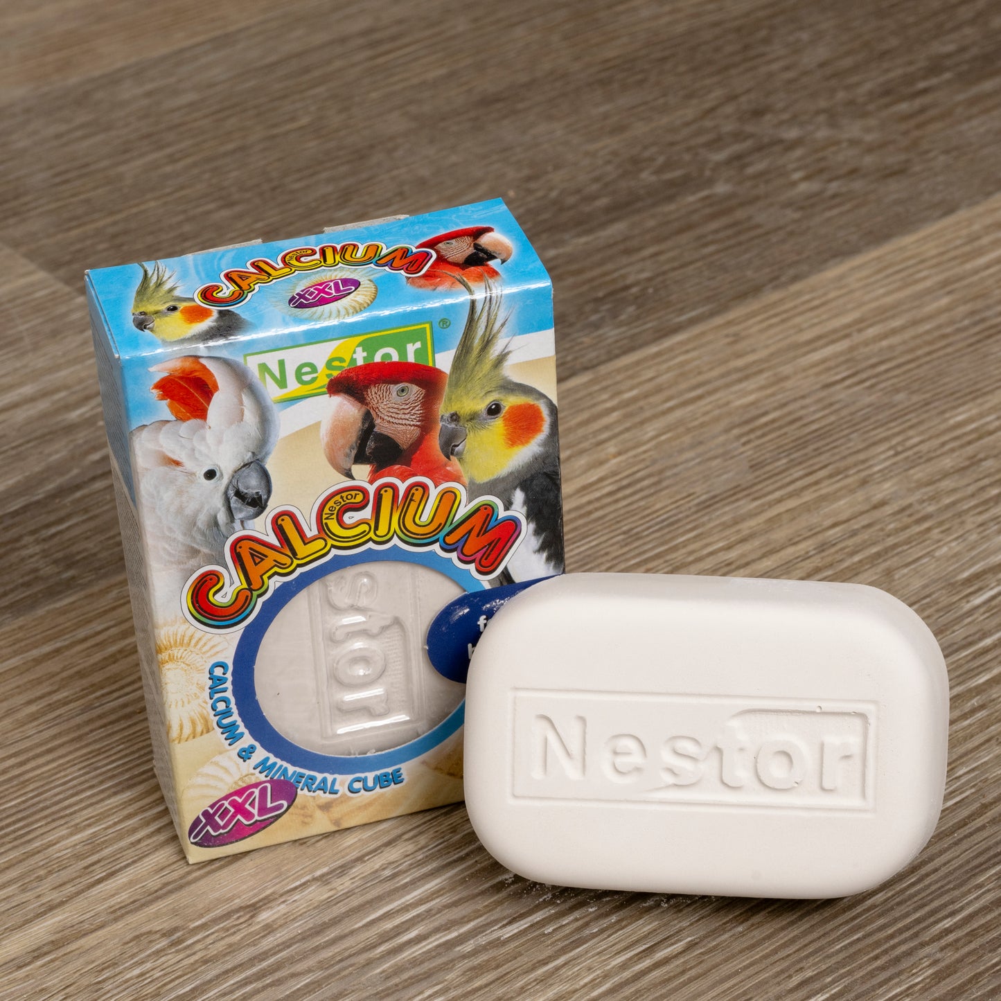 Nestor Mineralstein für Sittiche und Papageien