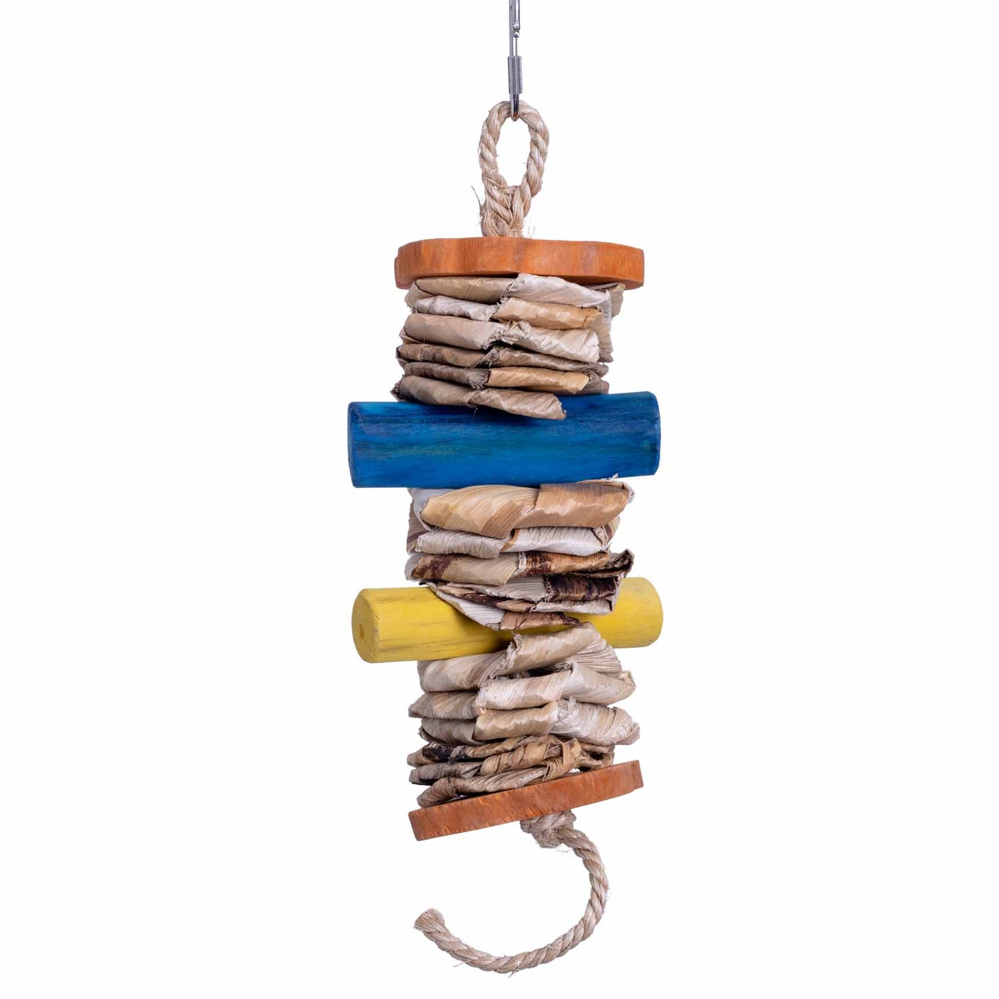 Großer Zylinder-Turm – Papageienspielzeug für Großsittiche &amp; mittelgroße Papageien