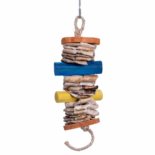 Großer Zylinder-Turm – Papageienspielzeug für Großsittiche &amp; mittelgroße Papageien