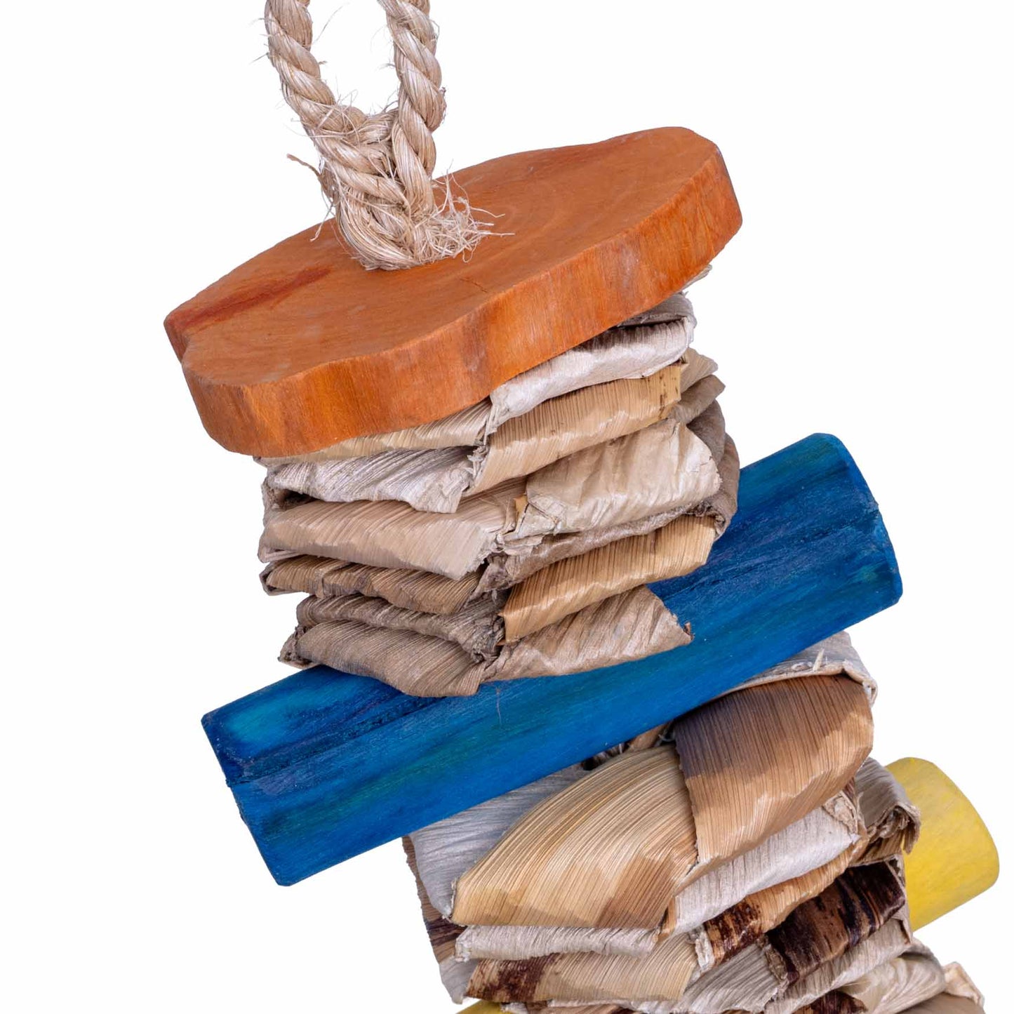 Großer Zylinder-Turm – Sittich- & Papageienspielzeug *NEU*