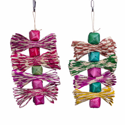 Palmleaf Tower – Sittich- & Papageienspielzeug